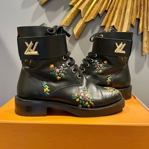 Louis Vuitton Wonderland Flat Ranger Boots